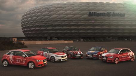 Dynamic Audi Collection at Allianz Arena wallpaper
