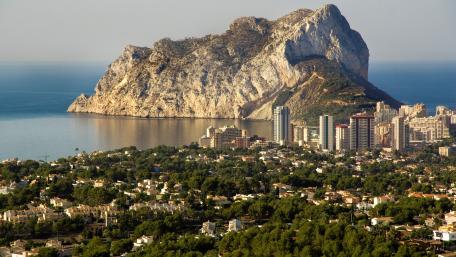 Breathtaking Coastal View of Calpe wallpaper