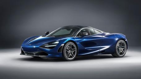 Sleek Blue Supercar Wallpaper for Enthusiasts wallpaper