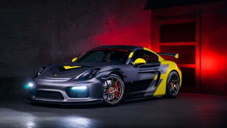 Dynamic Sport Car with Bold Color Scheme for Enthusiasts wallpaper