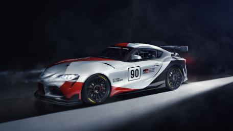 Race Car Elegance on the Track wallpaper