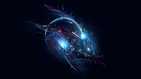 Vibrant Swirls of Light and Color wallpaper