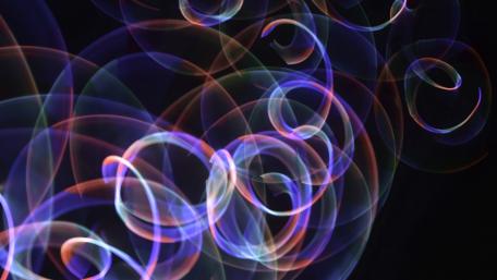Swirling Lights in Motion wallpaper