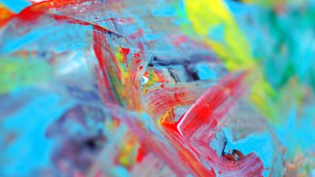 Vivid Swirls of Colorful Abstraction wallpaper