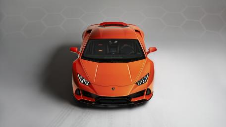 Stunning Orange Sports Car Wallpaper wallpaper