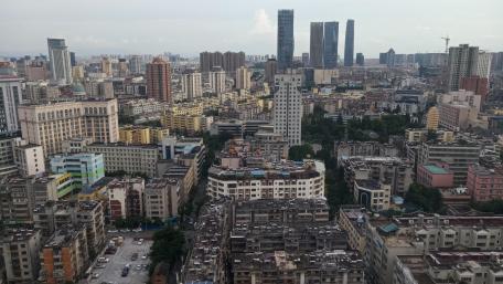 Skyline of Chongren in Kunming wallpaper