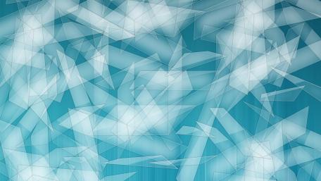 Geometric Harmony in Soft Blues wallpaper