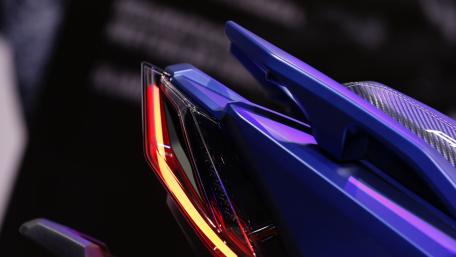 Futuristic Car Tail Light Design wallpaper