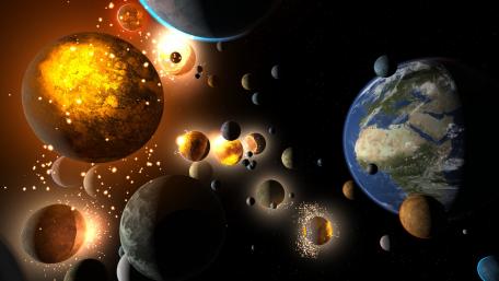 Galactic Wonders and Celestial Harmony wallpaper