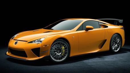 Vibrant Orange Sportscar Elegance wallpaper