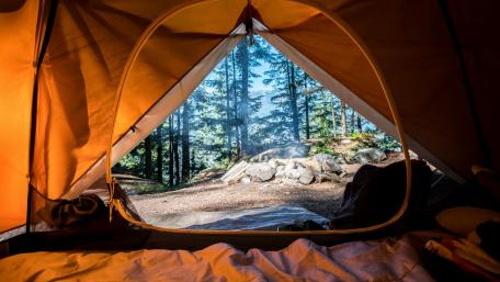 Peaceful Retreat in Nature's Embrace wallpaper