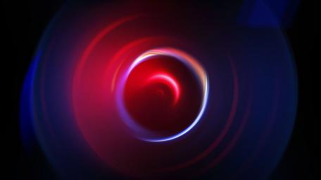 Light Circle Long Exposure Photography wallpaper
