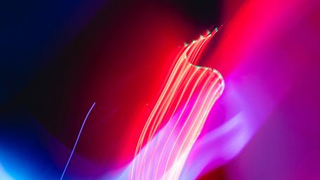 Vibrant Waves of Colorful Light wallpaper