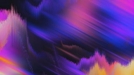 Neon Waves Abstract Art wallpaper