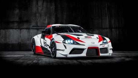 Racing Spirit of the Toyota GR Supra wallpaper