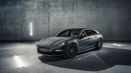 Sleek Gray Luxury Sports Car Wallpaper wallpaper