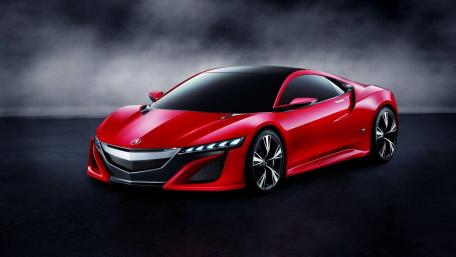 Sleek Red Sports Car Wallpaper Art wallpaper