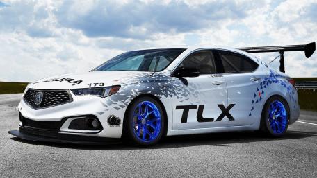 Sleek Acura TLX with Bold Design and Racing Vibes wallpaper