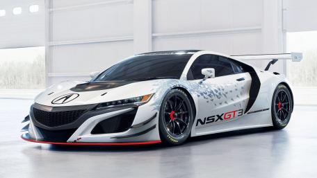 Sleek and Powerful Acura NSX GT3 Race Car Wallpaper wallpaper