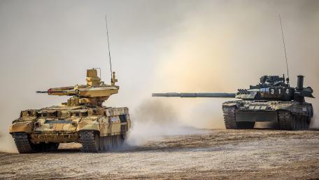 Military Might in Action on the Battlefield wallpaper