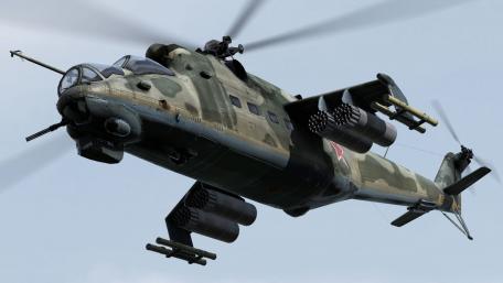 Military Helicopter in Action wallpaper