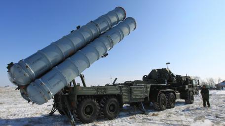 Advanced Missile Defense System in Action wallpaper
