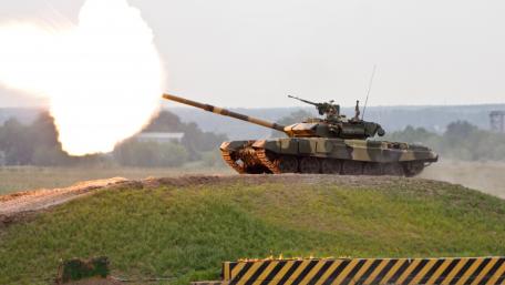Powerful Artillery in Action wallpaper