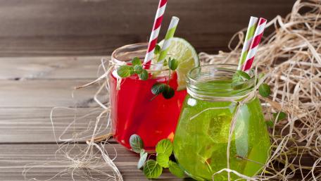 Refreshing Colorful Drinks for a Summer Vibe wallpaper