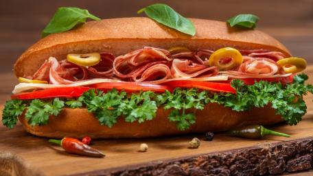 Hearty Sub Sandwich Delight wallpaper