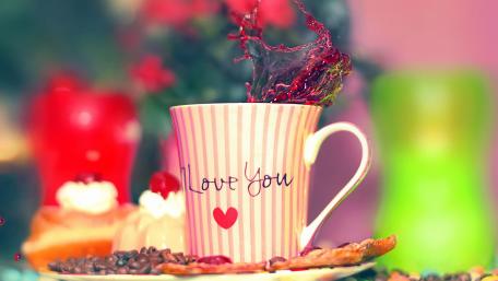 Love in Every Sip wallpaper