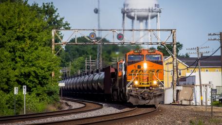 Vibrant Freight Train in Action wallpaper