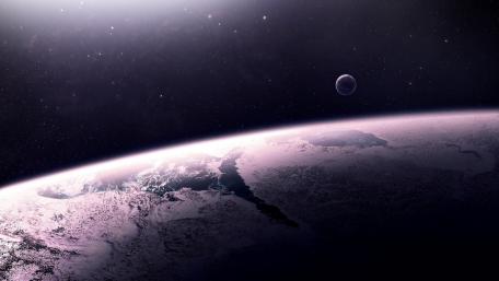 Mystical Planetary View of the Universe wallpaper