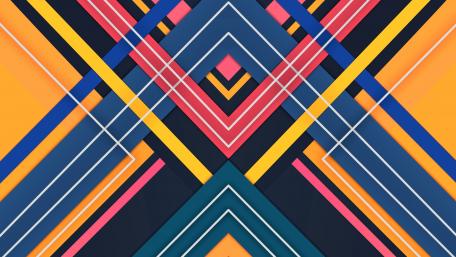 Vibrant Geometric Lines in Harmony wallpaper