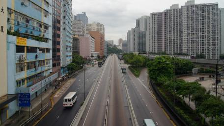 Kwai Chung Road near MTR Kwai Hing Station wallpaper