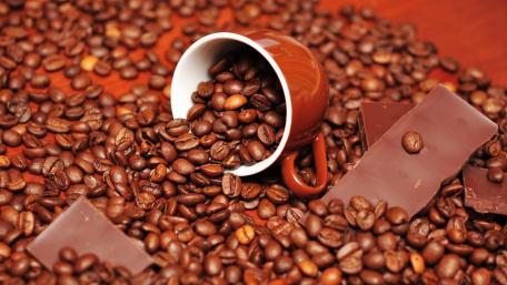 Rich Coffee and Chocolate Bliss Wallpaper wallpaper