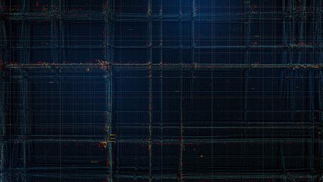 Modern Tartan in Deep Blue Hues wallpaper