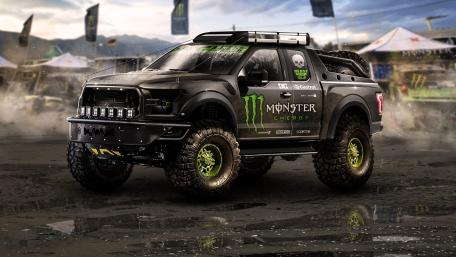 Rugged Monster Energy Pickup Dominance wallpaper