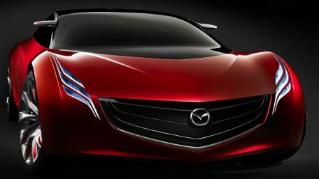 Futuristic Mazda Concept Car Wallpaper wallpaper