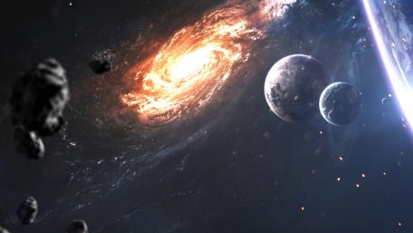 Black hole in the milky way wallpaper