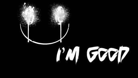 Black smile wallpaper