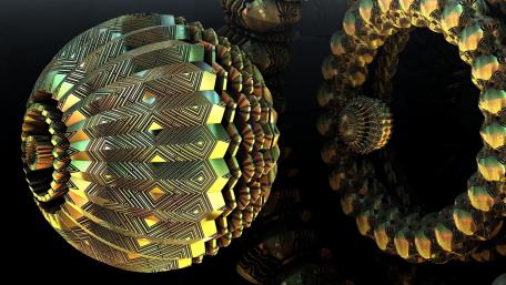 Spherical Wonders of Fractal Design wallpaper