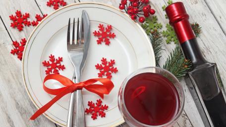 Festive Table Setting for Celebrations wallpaper