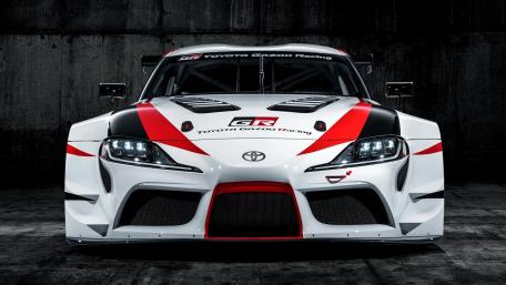 Bold Toyota Gazoo Racing Supra Wallpaper Design wallpaper