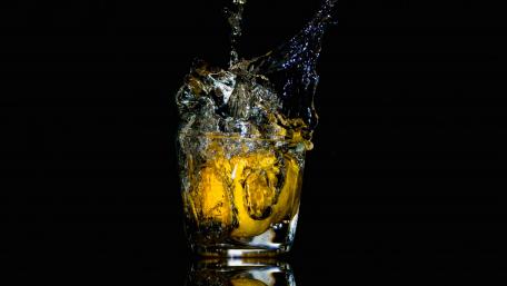 Splash of Vibrant Elegance Dance of Colors in Water wallpaper