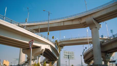 Interchange in Pachuca, Mexico wallpaper
