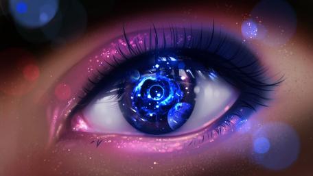 Mystical Universe Within an Eye wallpaper