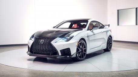 Sleek Lexus RC F in Stunning 4K Quality wallpaper