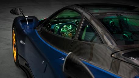 Sleek Carbon Fiber Car Interior Design wallpaper