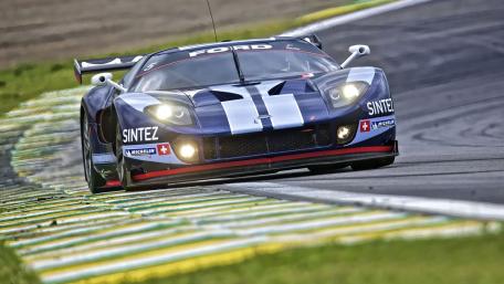 Speed and Precision of the Ford Racing Car wallpaper