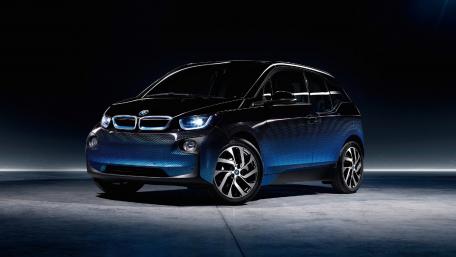 Sleek Electric BMW in Dynamic Style wallpaper